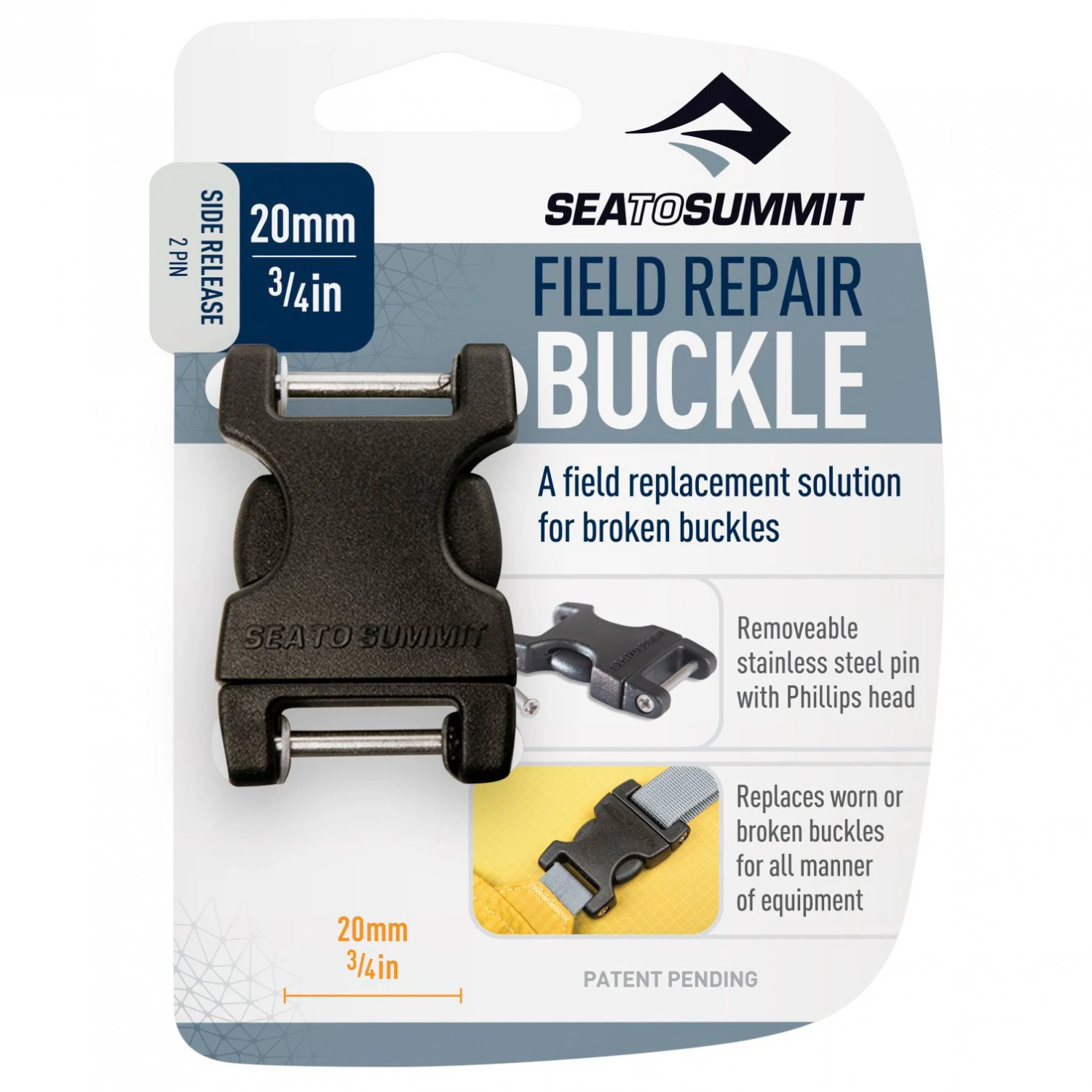 Sea To Summit Field Repair Buckle - Schnalle – Bild 5